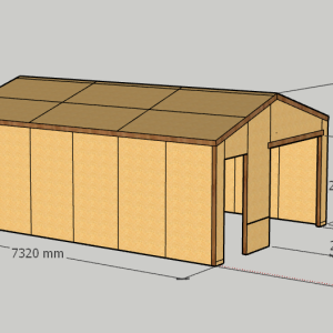24ft x 16ft Extra wide Single Garage (35.72 sqm)